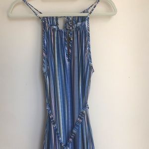 Abbeline Striped Maxi Dress Size Small